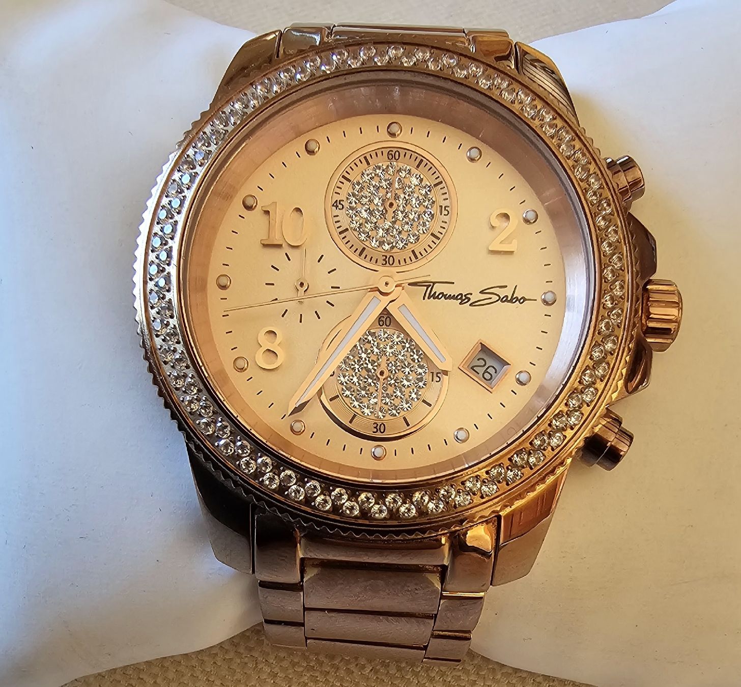 Thomas Sabo Orologi: Thomas Sabo Chronograph Armbanduhr 40mm – Usato da Speicher venduto da Lemore 1