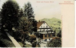 Hotel u. Pension Kreuz Kurort SCHWARZENBERG LU gel. 1908!