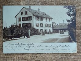 Echt Photo Karte / Oerlikon - Wohnhaus Gelaufen 1901