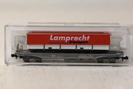 Modelleisenbahn Waggon HUPAC Lamprecht Transport Roco Spur N