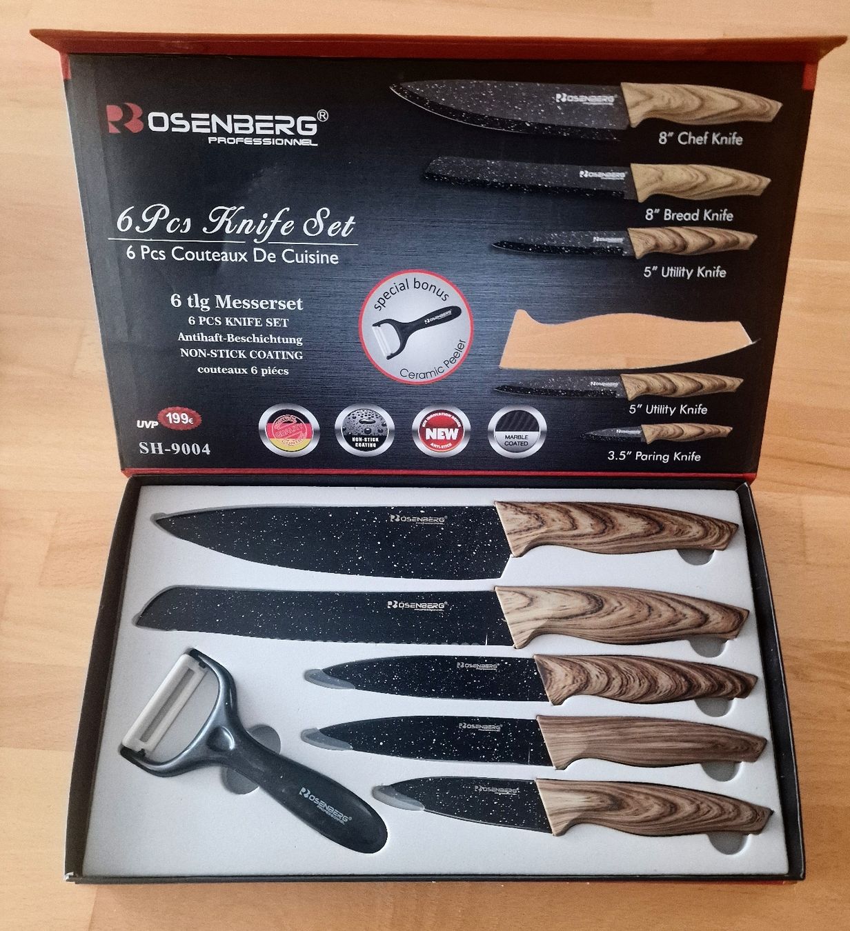Komplettküchen: Titel: Küchenmesser Set 6-teilig – Neu und originalverpackt aus Pratteln von Zifah1971