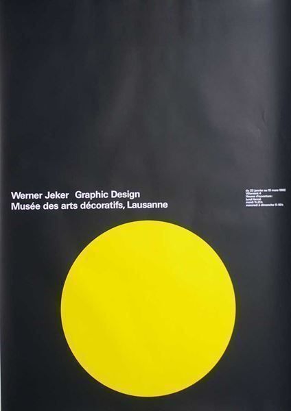 Foto & Immagini: Werner Jeker, Graphic Design – Nuovo (secondo la descrizione) da Bern venduto da Vintage-Art-Poster