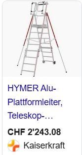 Hymer Scale: Alu Plattformleiter Hymer – Nuovo (secondo la descrizione) da Gunzgen venduto da abc1775 4