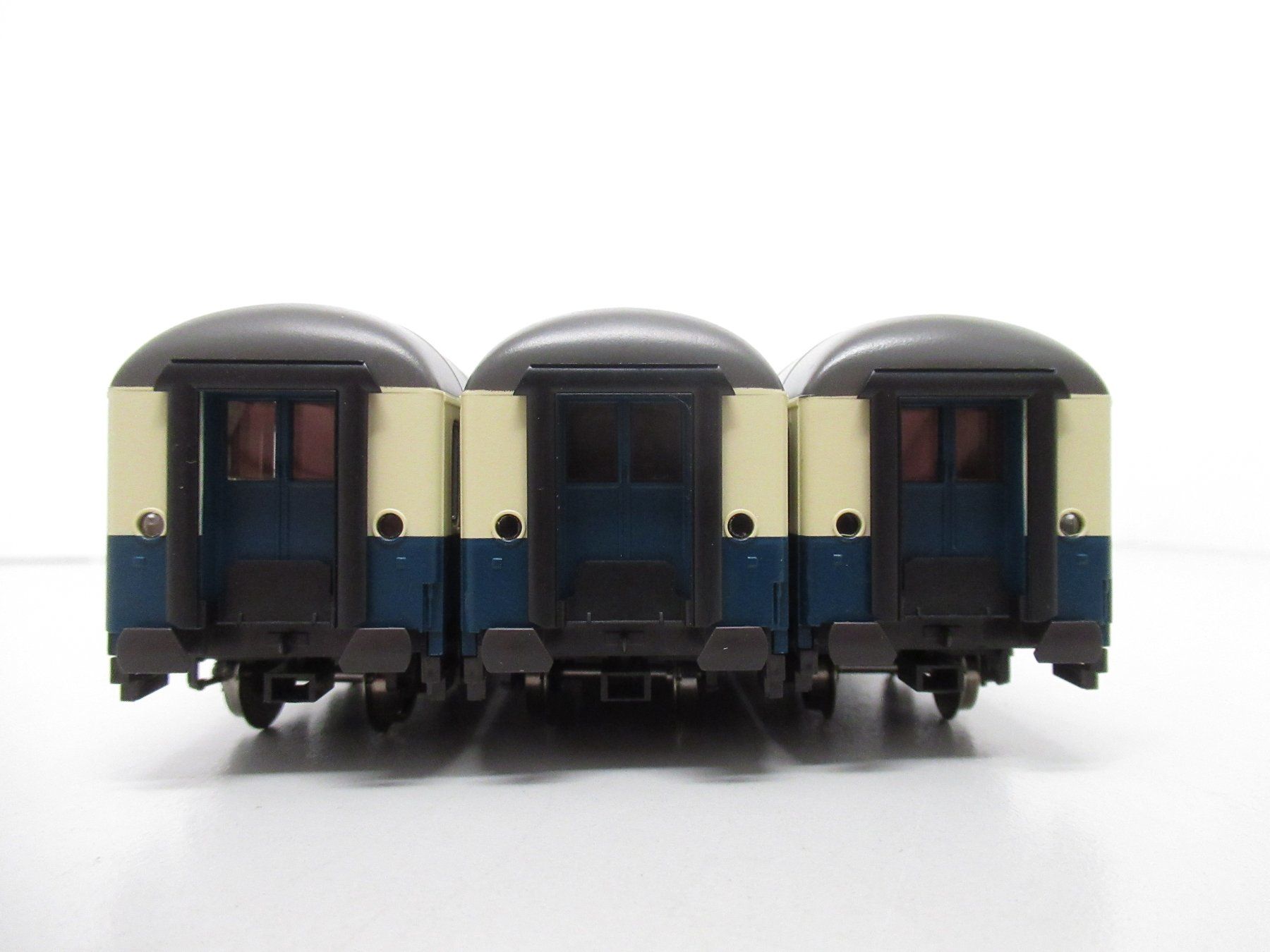 Fleischmann Modellini di ferrovie: Fleischmann 481807 3er Set DB IC Wagen "IC Riemenschneider" – Usato da Basel venduto da mhmarken 3