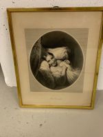 altes Bild / Druck / Stich - Titel: Erwachen