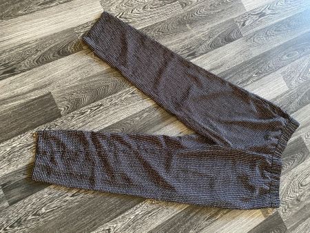 H&M Freizeit - Hose schwarz-gemustert Grösse 38