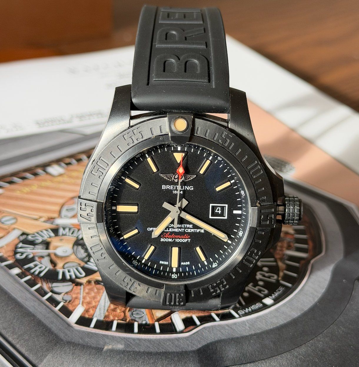 Breitling Orologi: Breitling Avenger Blackbird Box & Papers - 2018 – Usato da Zürich venduto da brothersinwatches 3