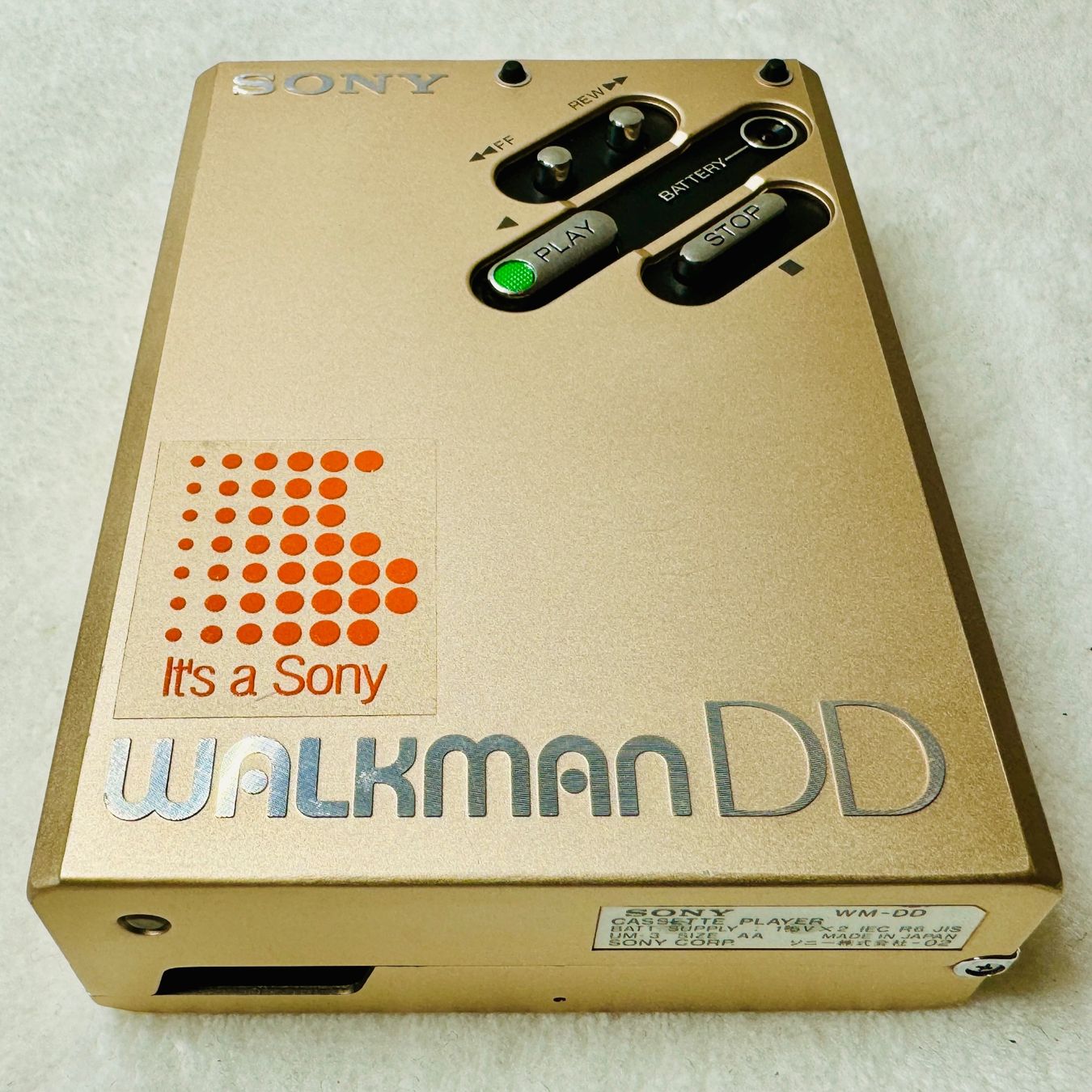 Sony Lettore multimediale portatile: Sony Walkman WM-DD gold #237 – Usato da Vorderthal venduto da WalkmanClinic 3
