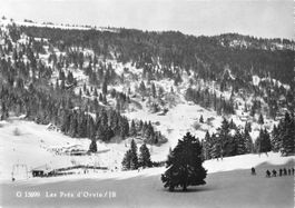 Les Prés d Orvin BE Skipiste Winterlandschaft G