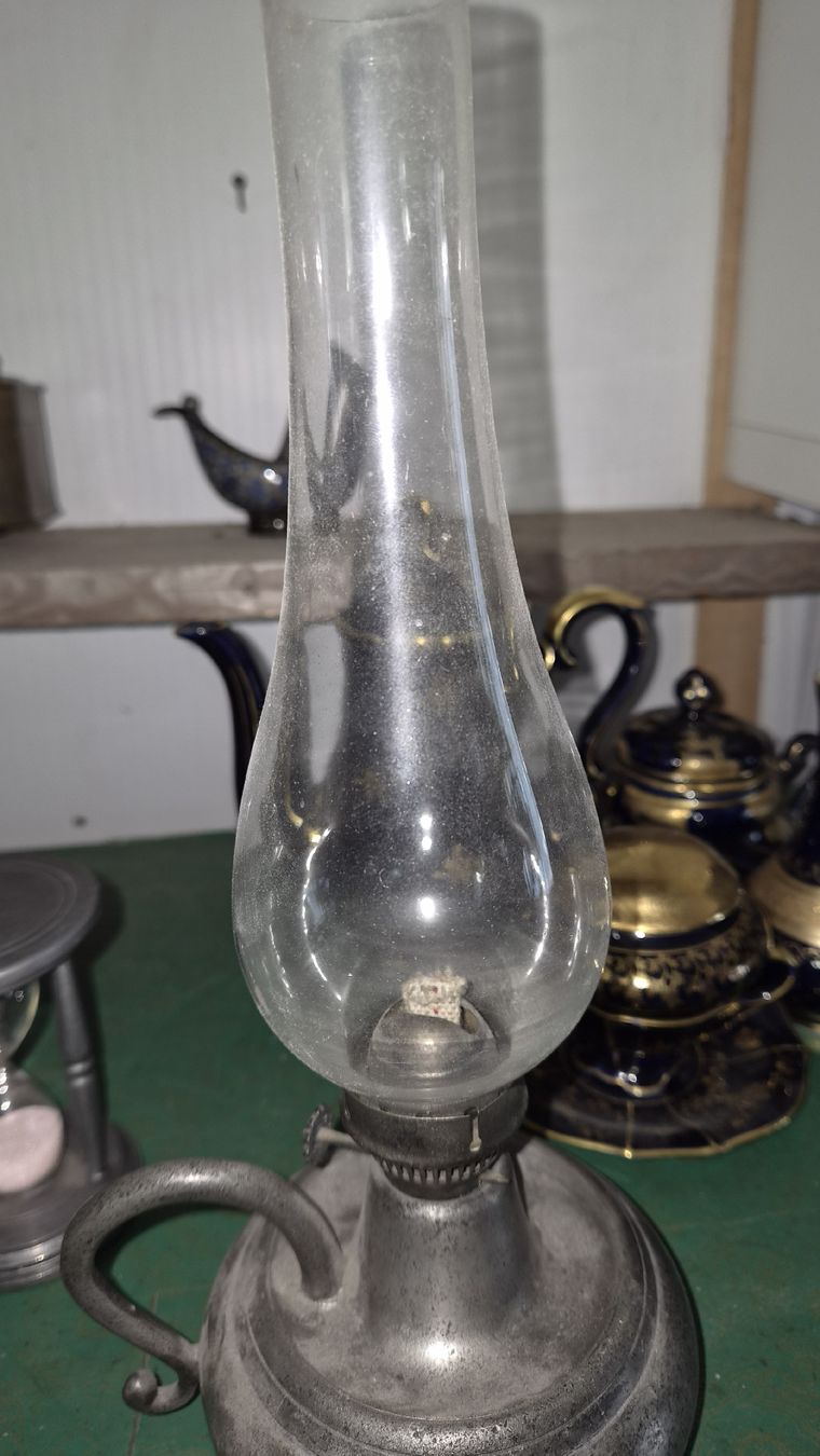 Lampade: Öllampe Glas antik  – Usato da Kölliken venduto da Upcycling-by-Mc-TAM 2