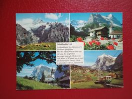 Grindelwald mehrbildrig mit Grindelwalder Lied