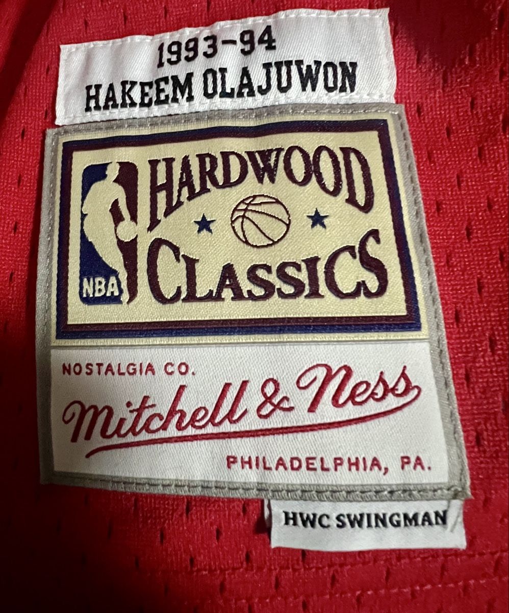 Mitchell & Ness Canottiere & Pantaloni: Mitchell & Ness Houston Rockets Olajuwon Jersey Gr. M – Usato da Thayngen venduto da sop_2xnz 3