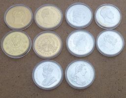 Lot ++ 10 Medaillen von Münz-Nachprägungen