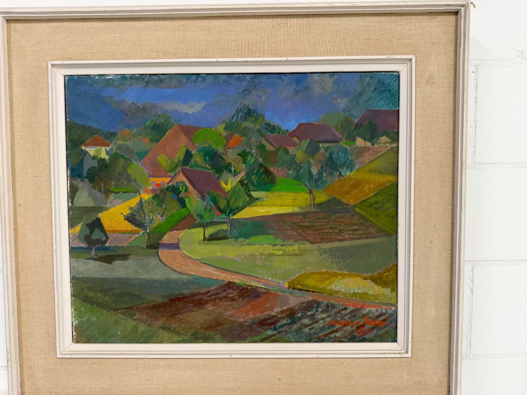 Dipinti: WERNER AERNI (1907–1992) ÖlGemälde – Usato da Basel venduto da PAUL_ART 2