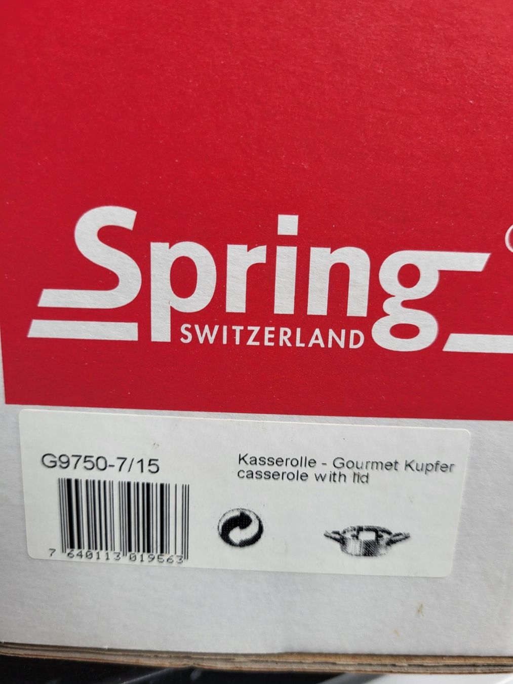Padelle: Kasserolle Spring "Gourmet Kupfer", NEU – Nuovo (secondo la descrizione) da Rorschacherberg venduto da samui57 3