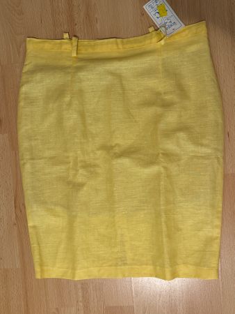 Rock, 50% Leinen, 50% Baumwolle, Gr. M