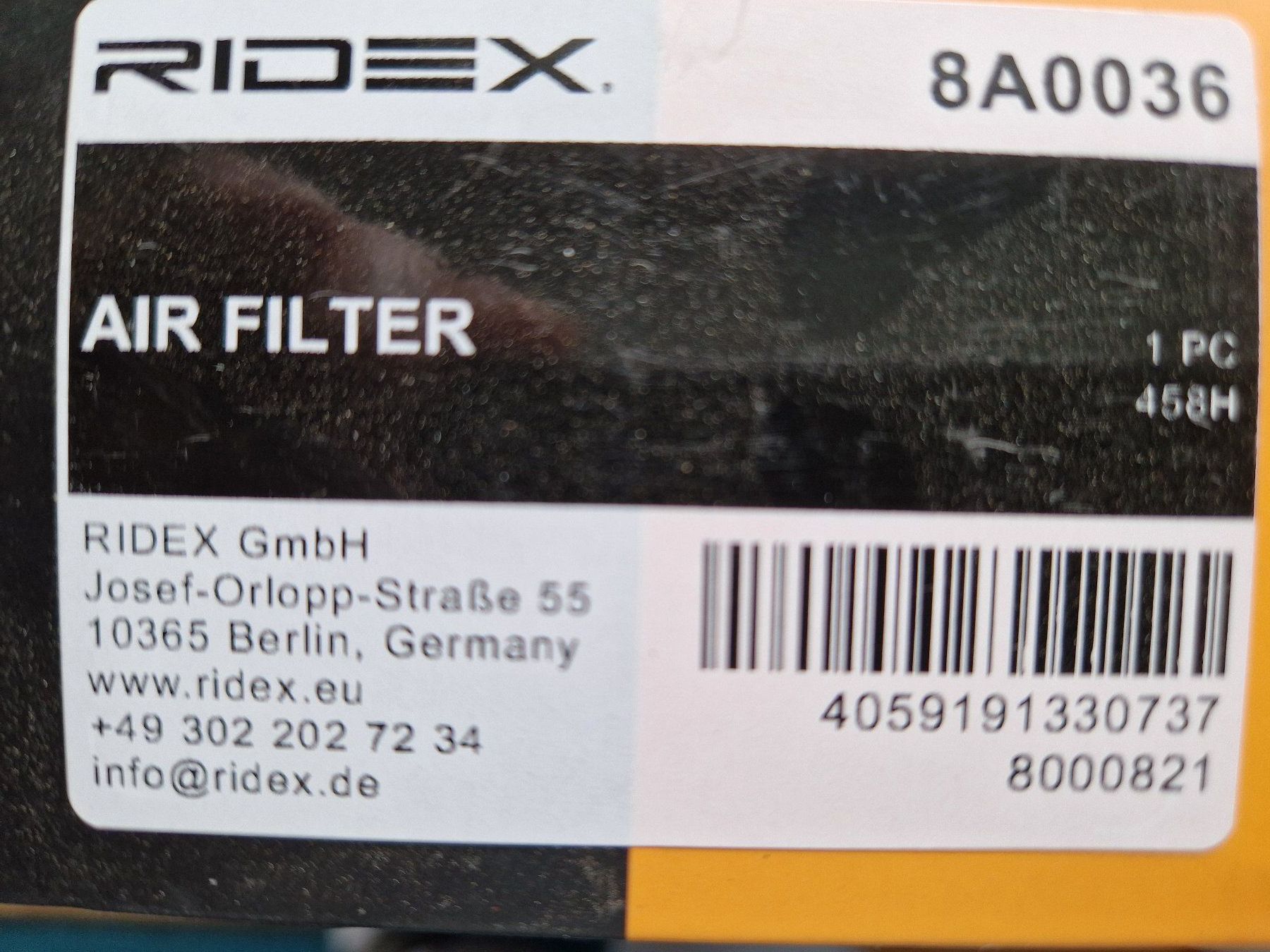 Tutti pezzi di ricambio auto: Luftfilter – Nuovo e nell'imballaggio originale da Aefligen venduto da Akoni 5