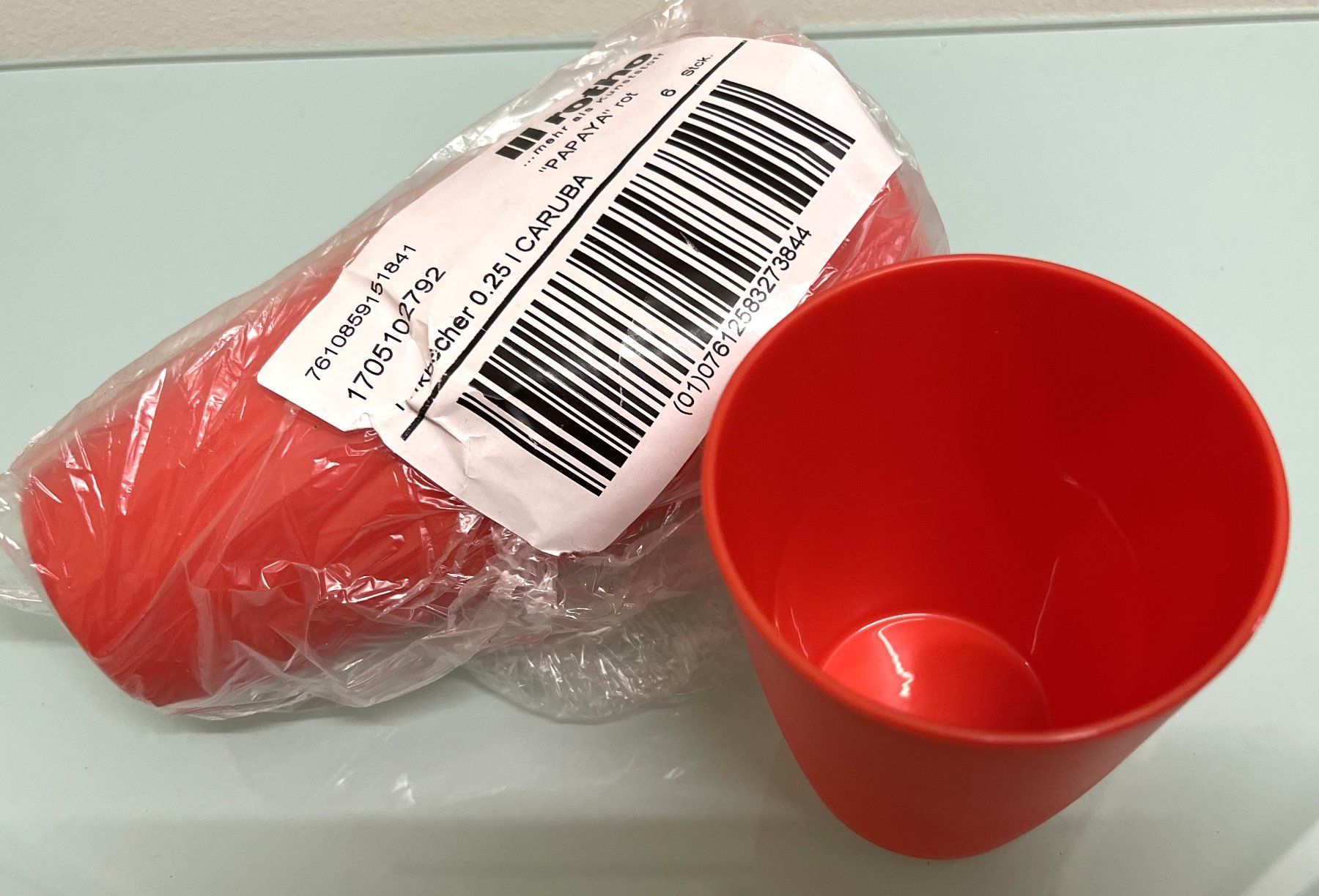 Rotho Behälter & Ähnliches: 6 x Rotho CARUBA Becher, 0.25 L – Neu und originalverpackt aus Oftringen von Vucki 1