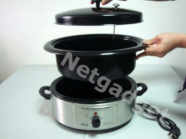 Dispositivi per massaggi: 36 Steine Hot Stone Massage + Wärmegerät – Nuovo e nell'imballaggio originale da Yverdon-les-Bains venduto da Netgadget 8