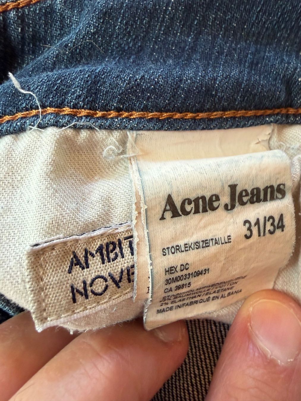 Acne Studios Jeans: ACNE Jeans Gr. 31/34 – Gebraucht aus Böckten von Plectrum74 3