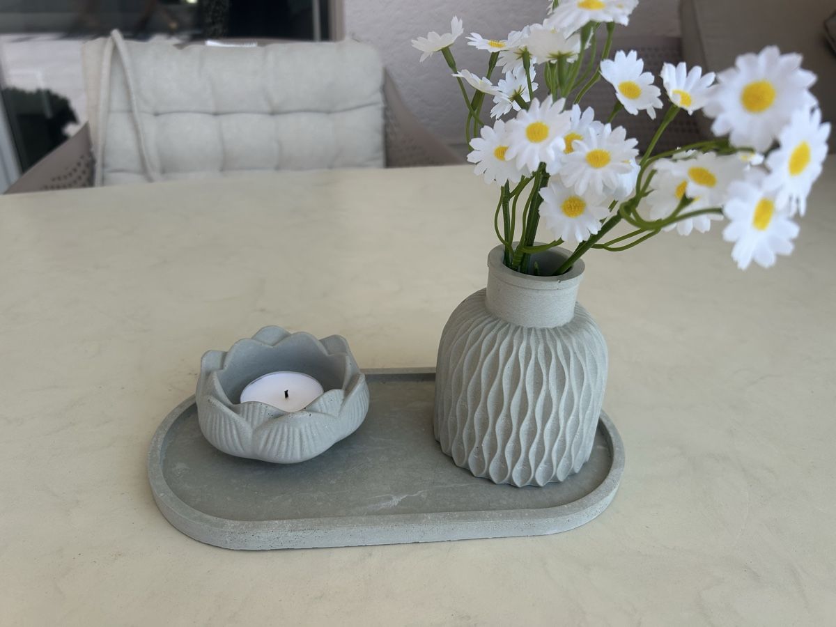Tutte le decorazioni: Selbstgegossene Deko aus Gussmörtel – Nuovo e nell'imballaggio originale da Ruswil venduto da den_nw6p 3