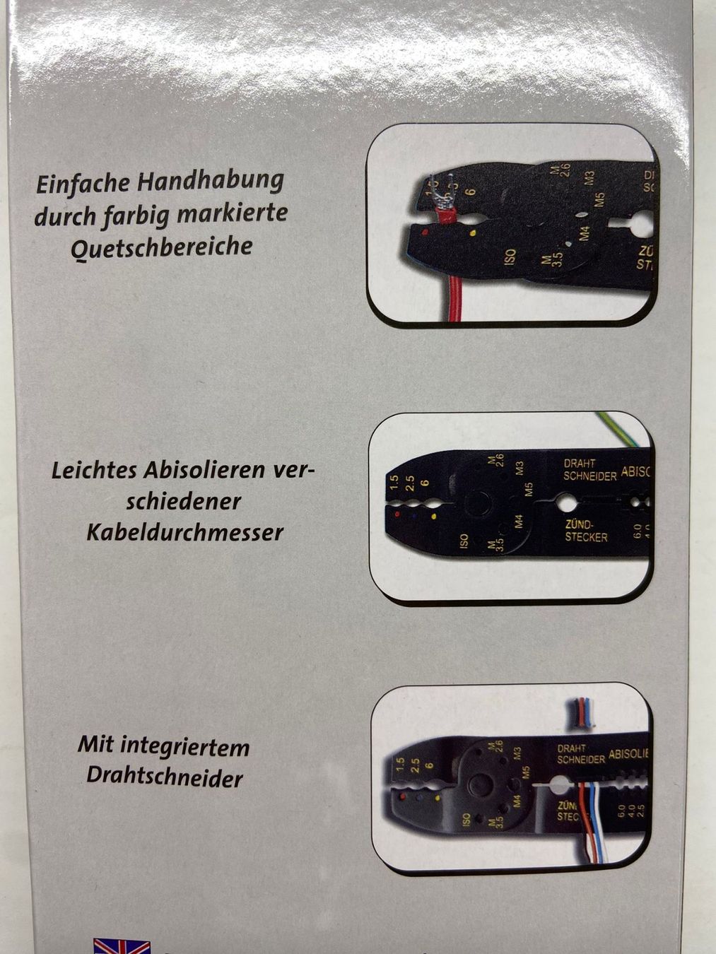 Alle Werkzeuge: Quetsch uns Abisolier Zange set – Neu (gemäss Beschreibung) aus Heerbrugg von ProBau-Liq 2