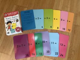 Einmaleins Karten 2-12, Multiplication Flash Cards 