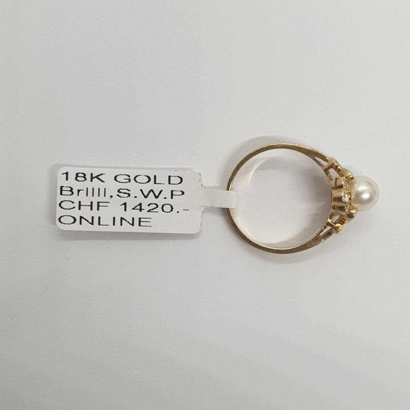 Anelli: Echt 18K Gold - Brilliant, S.W.P Ring – Usato da Luzern venduto da Luzern-Goldhaus 2