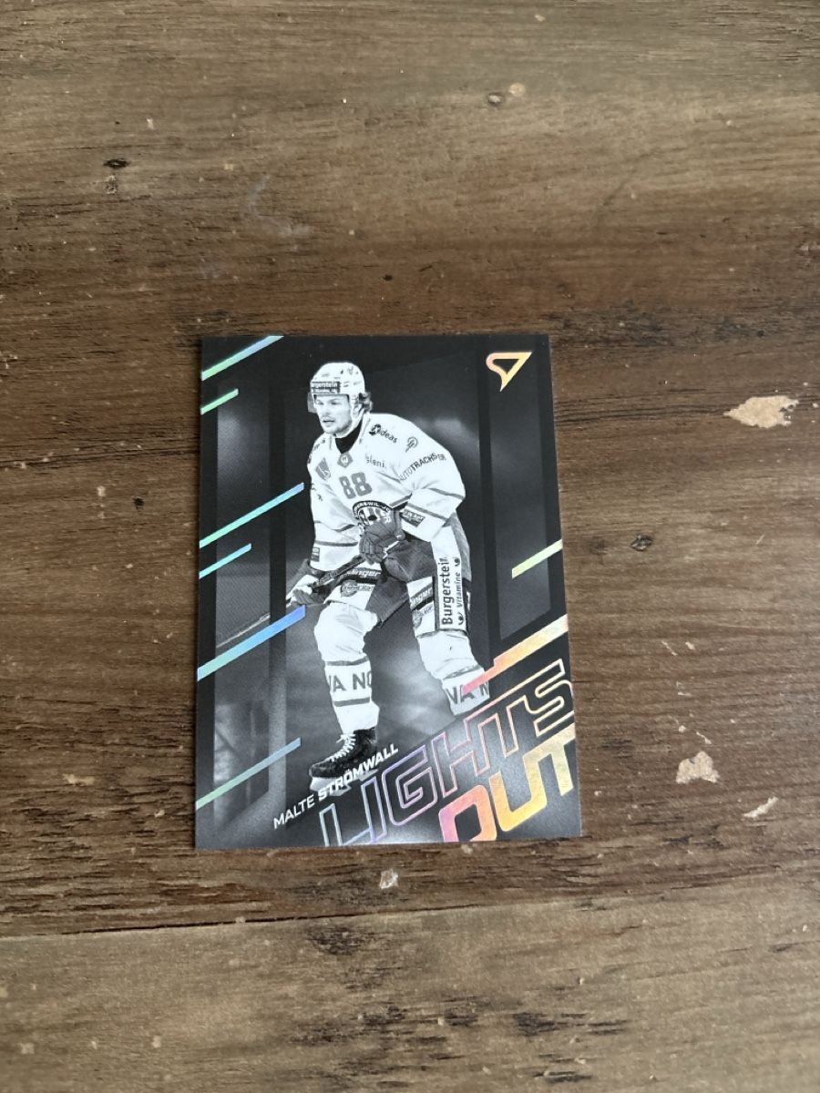 Sportzoo Carte collezionabili: Malte Strömwall Lights Out Karte – Nuovo e nell'imballaggio originale da Zürich venduto da tim_6zmb