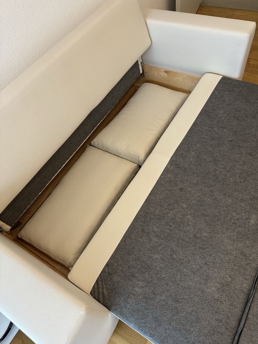 Divani: Schlafsofa LATINA Basic, Cremé, 193cm breit, Top Zustand! – Usato da Horw venduto da mirma 3