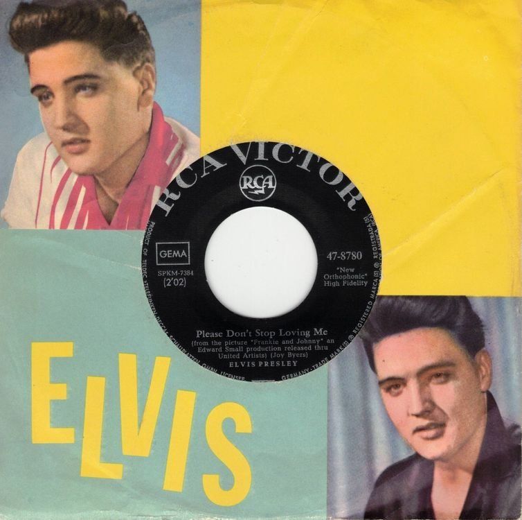 Dischi in vinile: Elvis Presley  -- Please don`t stop loving me   Single7 – Usato da Rheinau venduto da thealbum