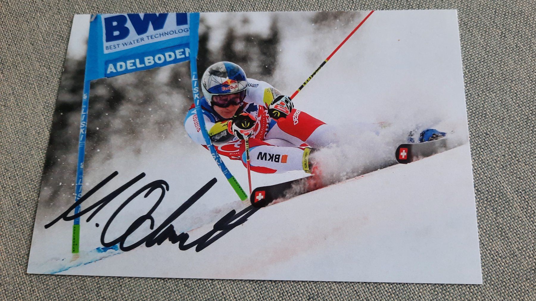 Autografi: Autogrammkarte Marco Odermatt – Usato da Schmerikon venduto da Olympia04