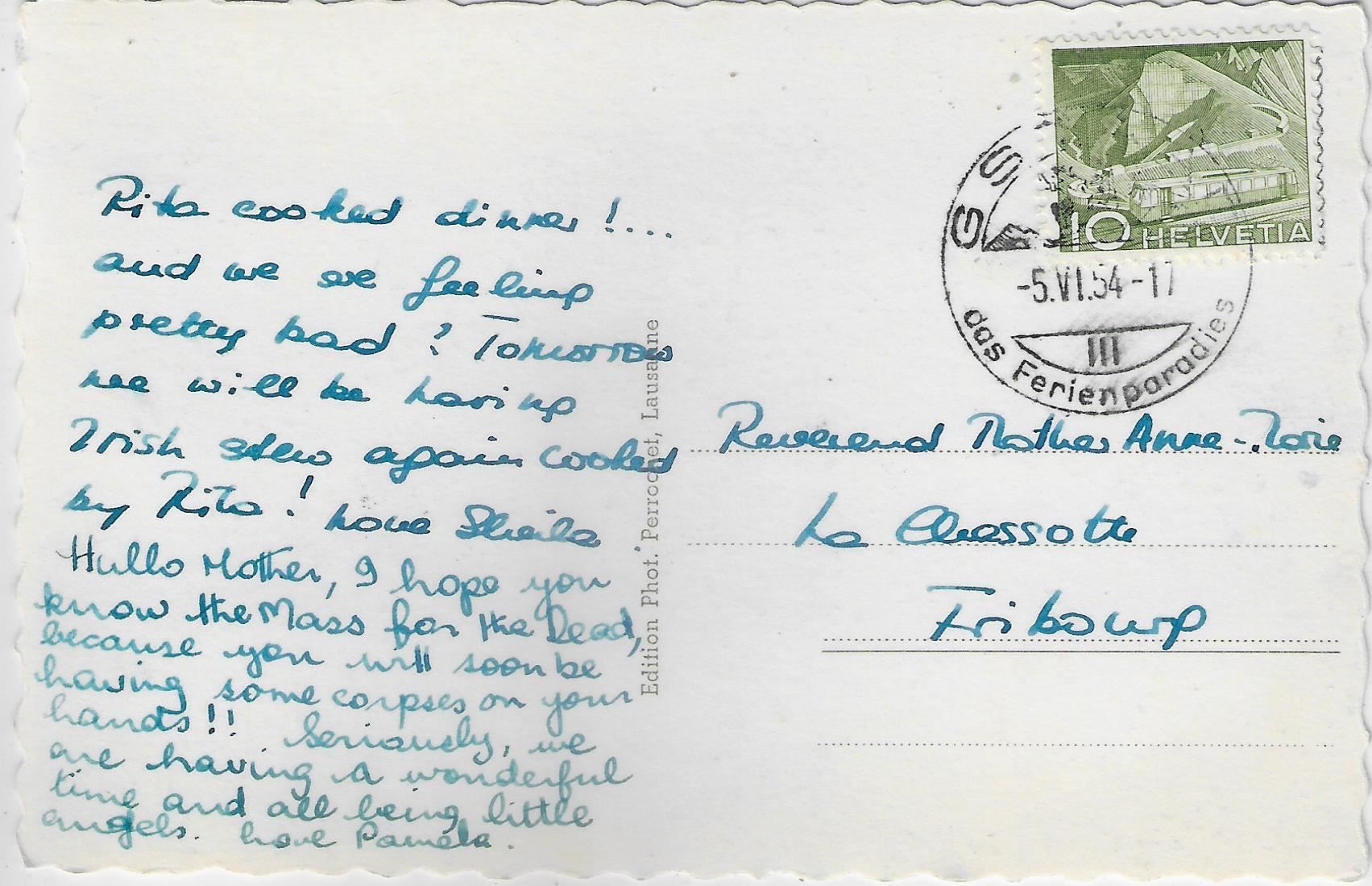 Cartoline postali: Saanen - Generalansicht – Usato da Ettingen venduto da Kartenplanet 1