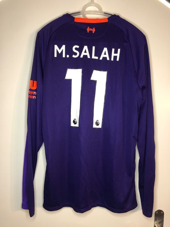 Maillot De Football Liverpool 2017/2018 - Salah #11 - UEFA Champions League - Taille M - Occasion