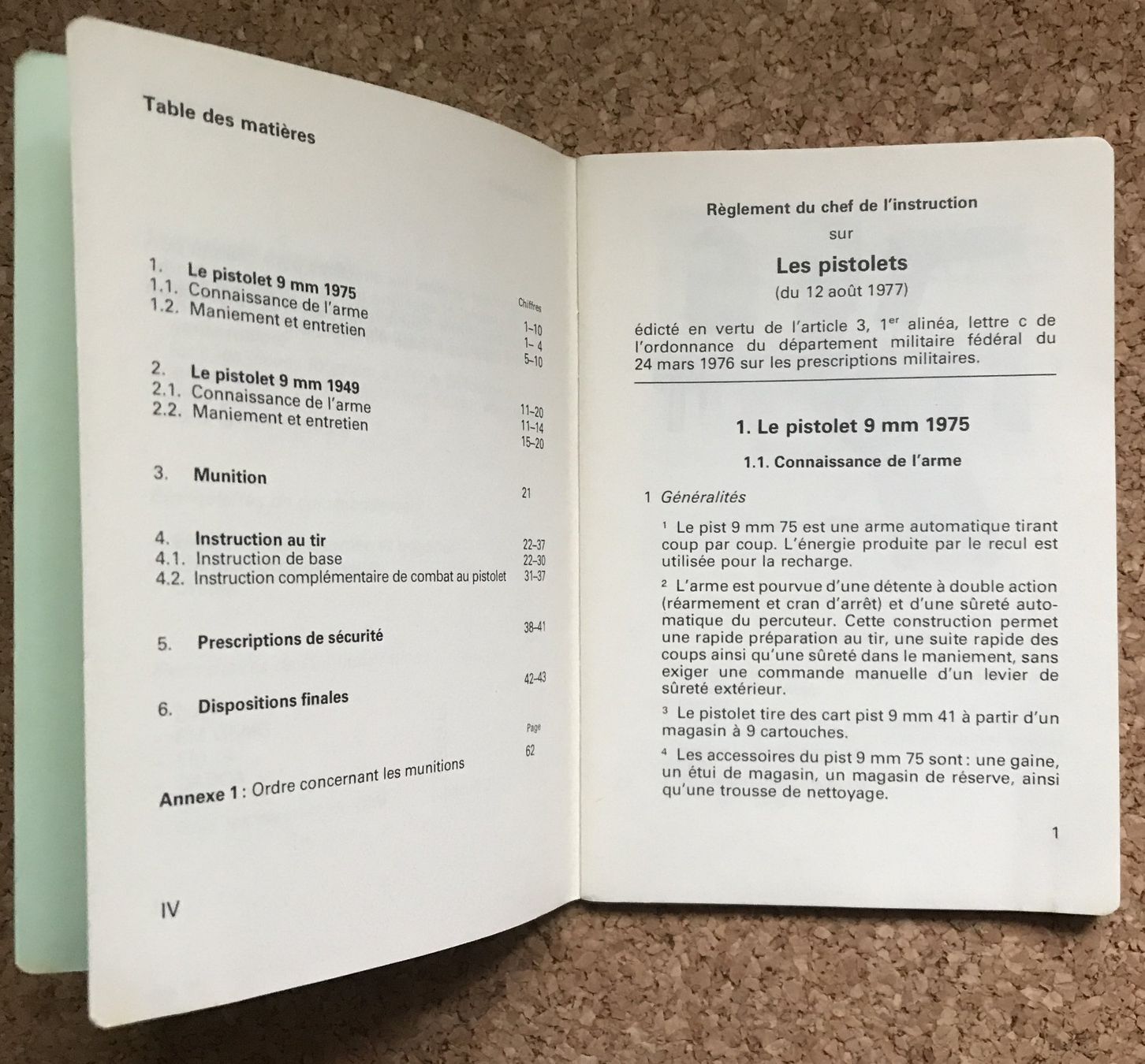 Schweizer Armee Stichwaffen: ARMÉE SUISSE LES PISTOLES 1978 – Gebraucht aus Ostermundigen von wini63 1