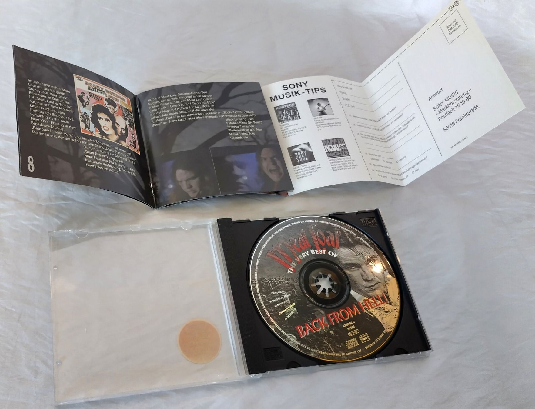 Meat Loaf - Back From Hell! CD + Booklet / The Very Best Of (Gebraucht ...