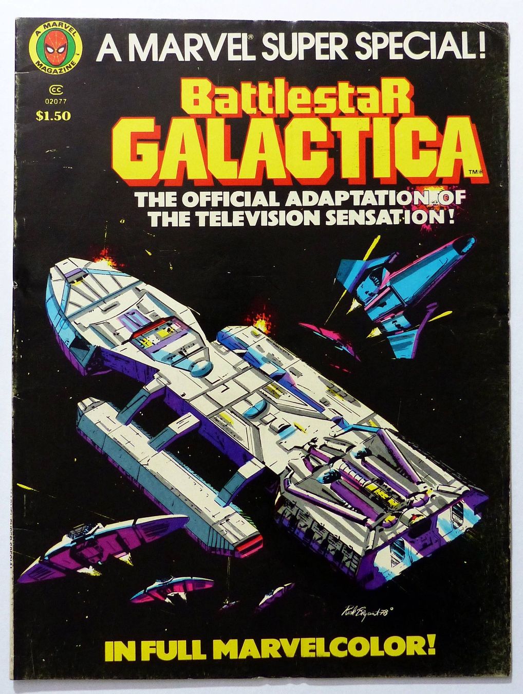Fumetti: BATTLESTAR GALACTICA MARVEL SUPER SPECIAL #8 TREASURY SIZE‪ – Usato da Lugano venduto da YouWantUS