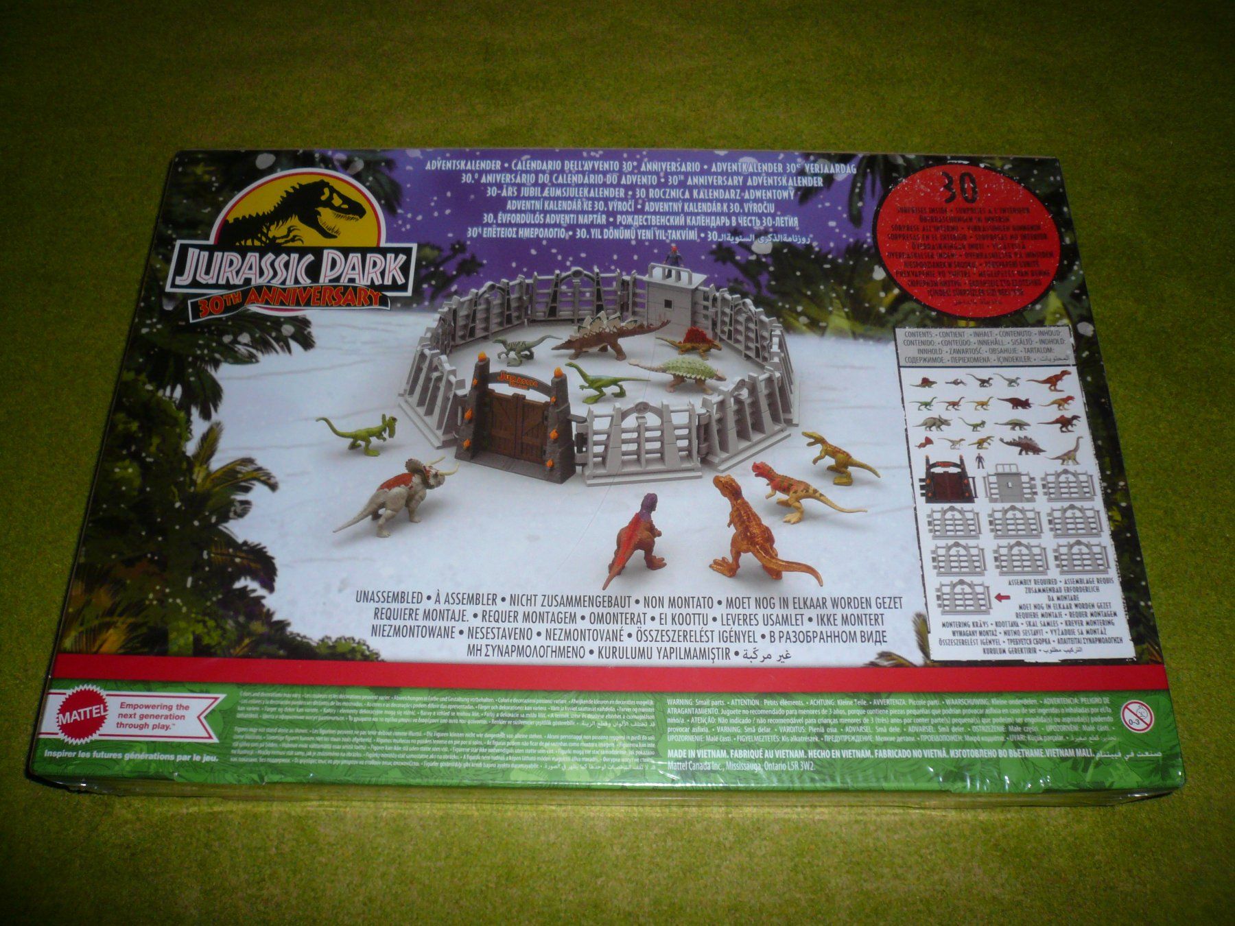 Mattel Calendari: Adventskalender Jurassic Park – Nuovo (secondo la descrizione) da Zürich venduto da Gaegs 1