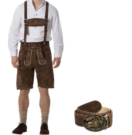 Oktoberfest Kurze Lederhose Jakob 52