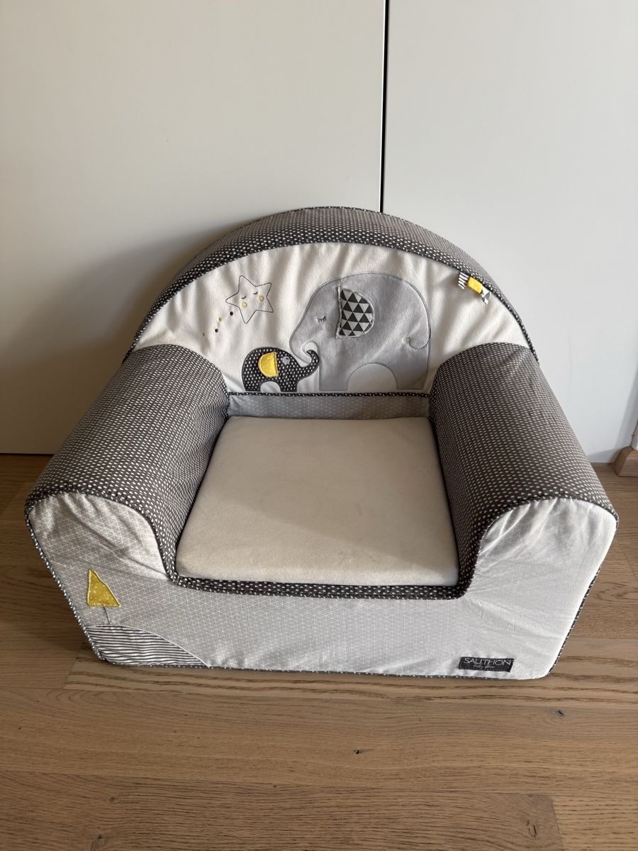 Fauteuils: Sauthon Toddler armchair grey elephants – Neuf (Voir description) à Nänikon par rom_tj66 2