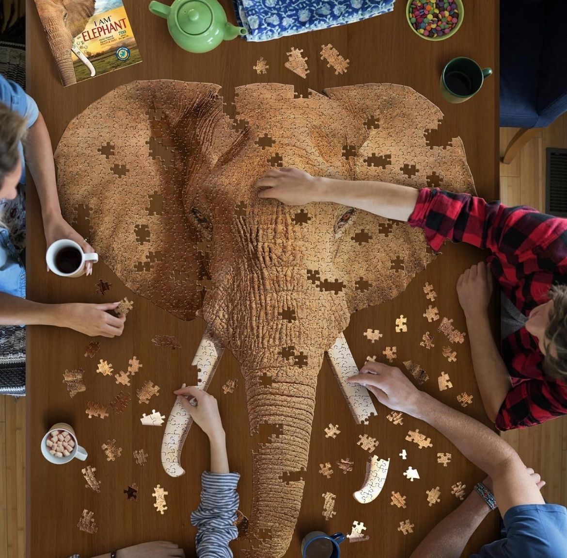Puzzle: Puzzle Elefantenkopf 700 Stück – Usato da Oberburg venduto da Serbus 3