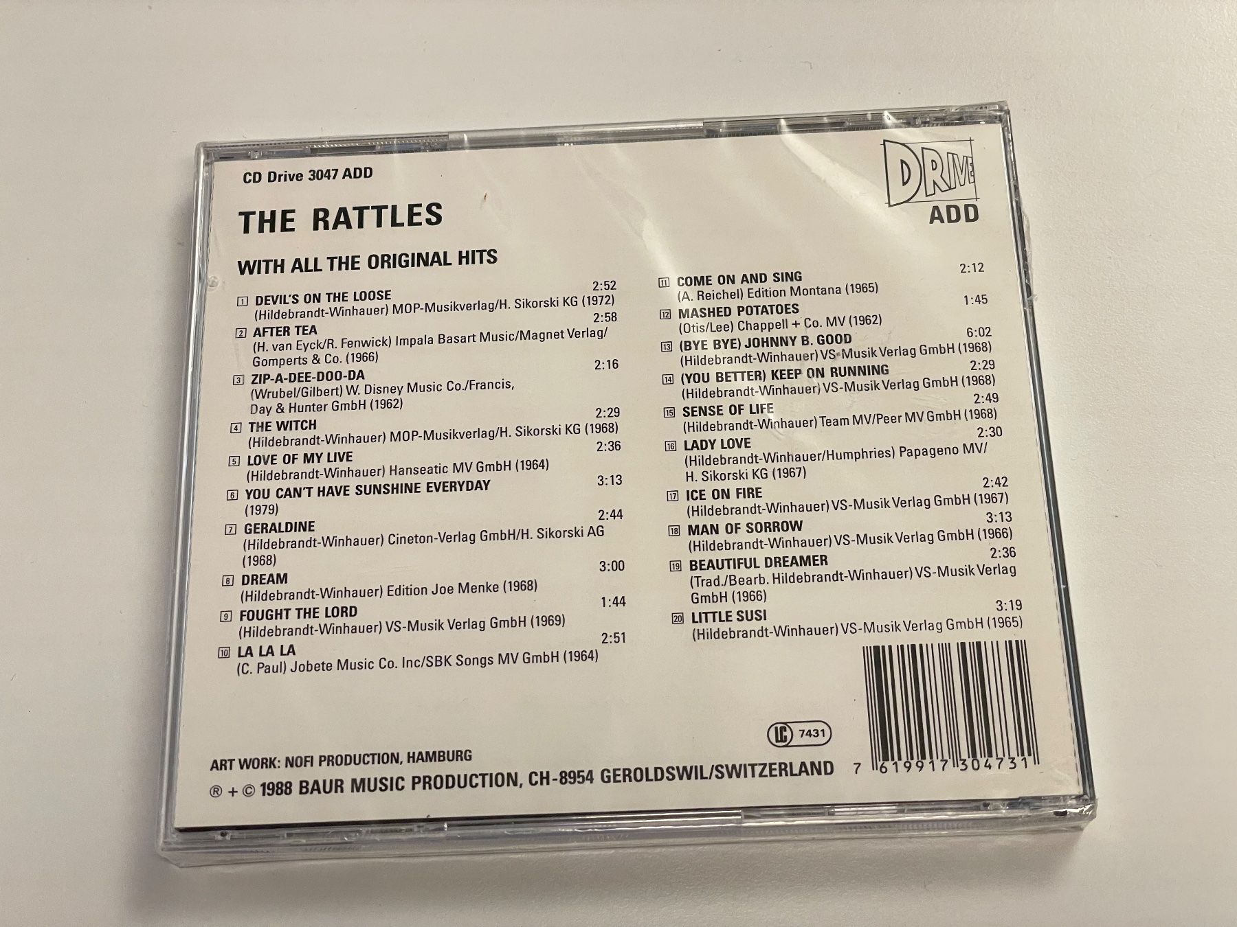 CDs: The Rattles – Neu und originalverpackt aus Muri b. Bern von AdidasCollector 1