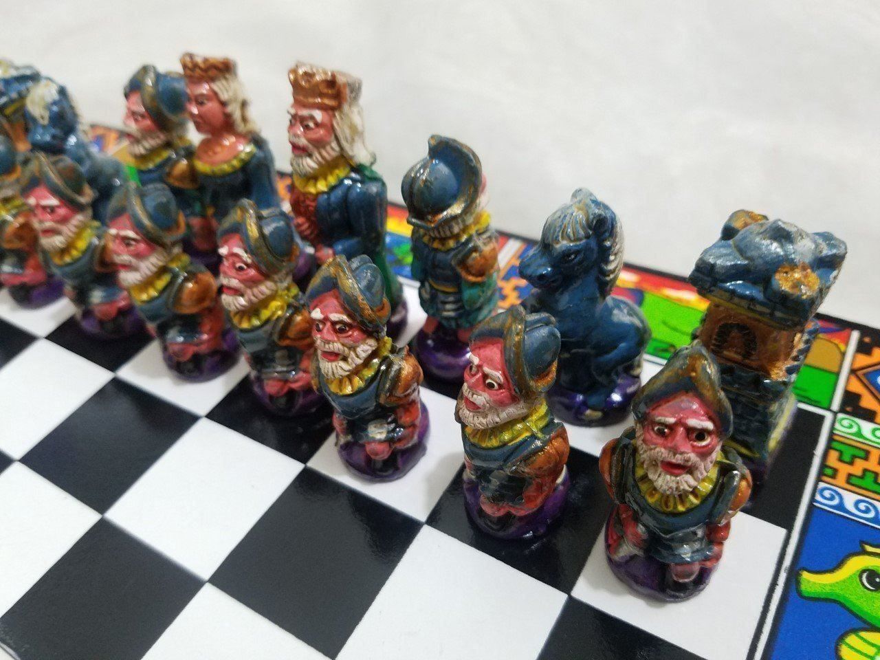 Giochi: PERU: Schach, Handarbeit aus Holz, NEU! – Nuovo (secondo la descrizione) da Lima- Peru venduto da Alpaka-Haus 3