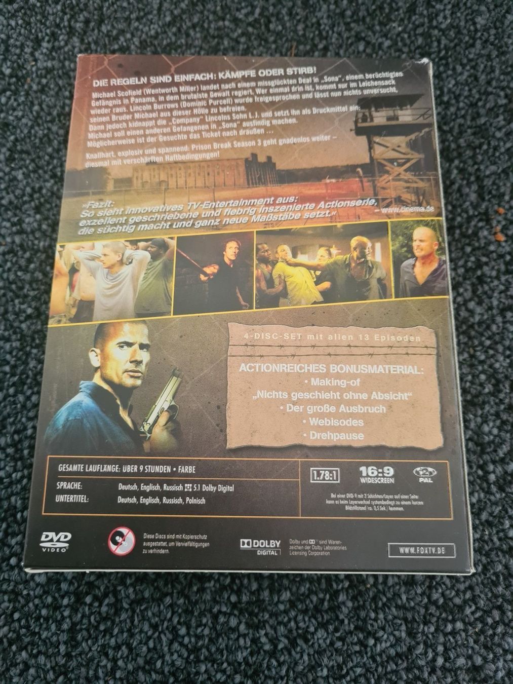 Tutti i DVDs: PRISON BREAK STAFFEL 3 – Usato da Ruswil venduto da M71 1