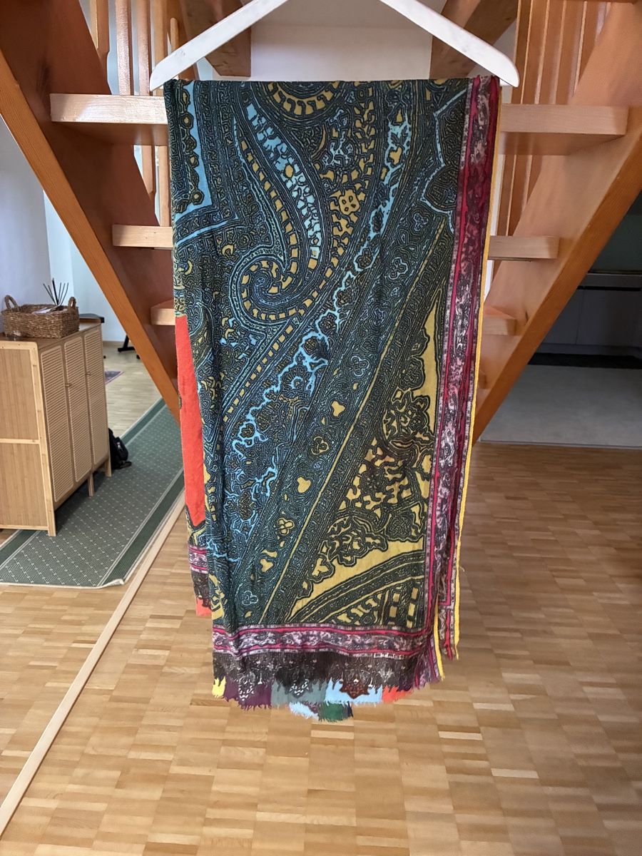 Etro Foulards & écharpes: Etro Paisley Wool Multicolor Shawl Schal Scarf – D'occasion à Münchenstein par B771 2