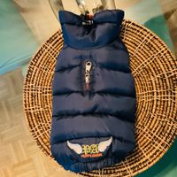 Doudoune chien chaude hiver Puppy Angel bleu taille S marine