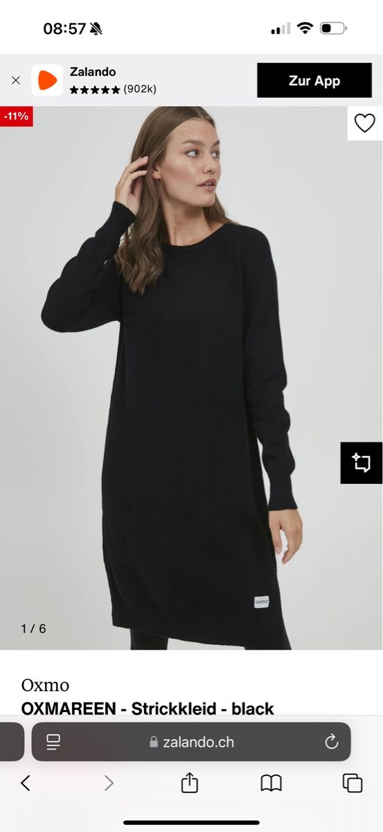 Vestiti: OXMO Strickkleid Schwarz Gr. XS – Nuovo (secondo la descrizione) da Muri b. Bern venduto da mar_q2qr 3