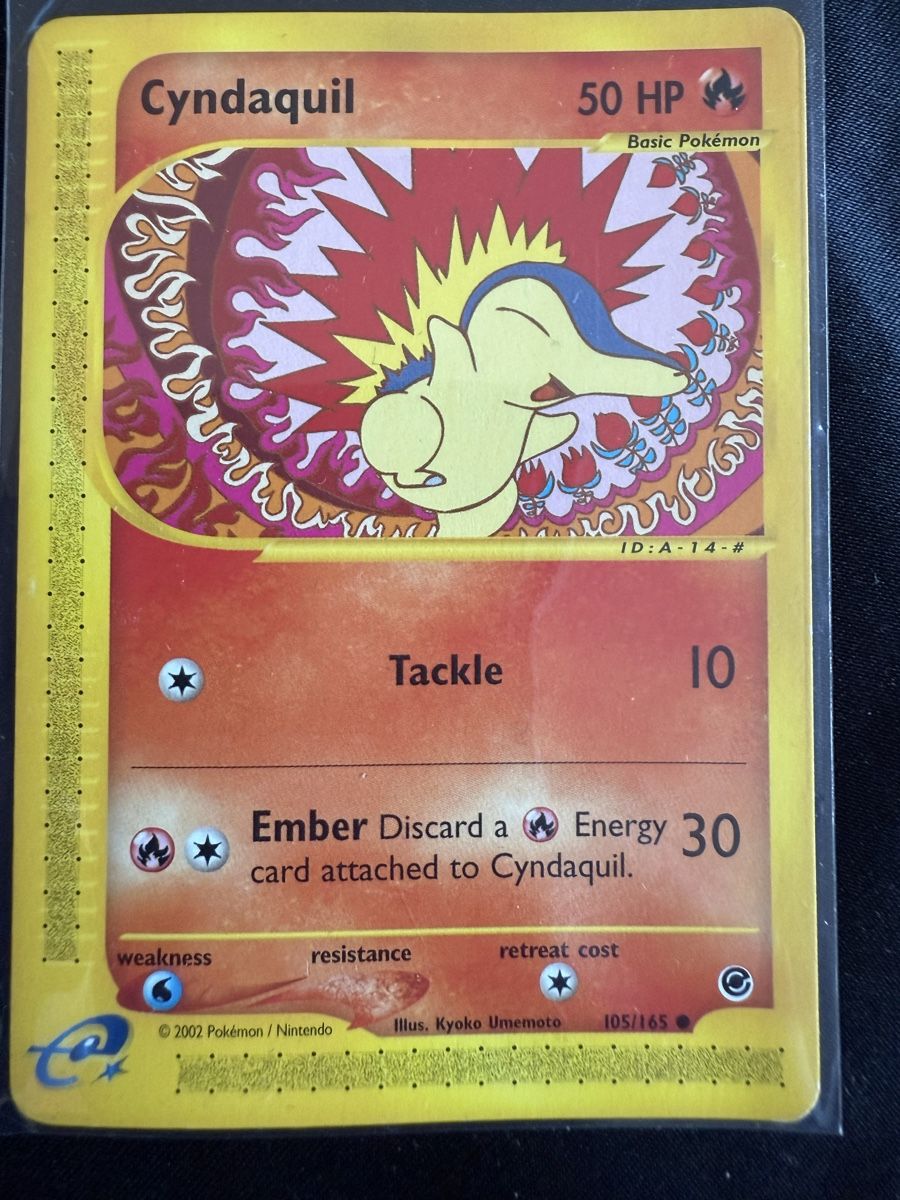 Pokémon Carte collezionabili: Cyndaquil Pokemon Expedition - 105/165 – Usato da Winterthur venduto da SiddyPokemon