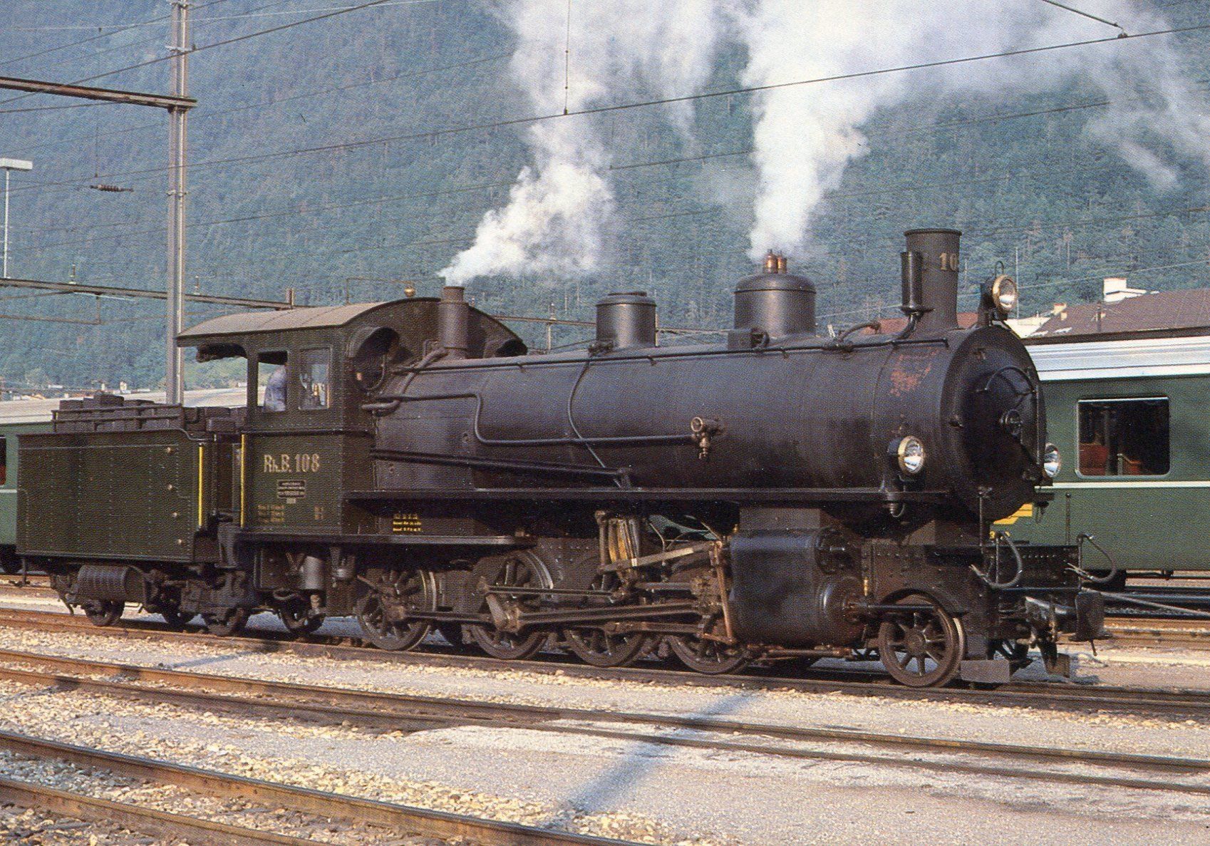 Cartoline postali: RhB  G 4/5 108 – Usato da Les Avants venduto da Jaman7