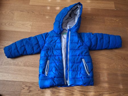 Kinder Steppjacke Benetton blau Grösse 98 gebraucht